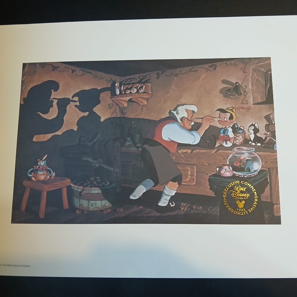 Disney Pinocchio Animation Art Print - Picture 2 of 13